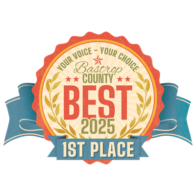 Bastrop BEST Martial Arts 1st Place Badge 2025