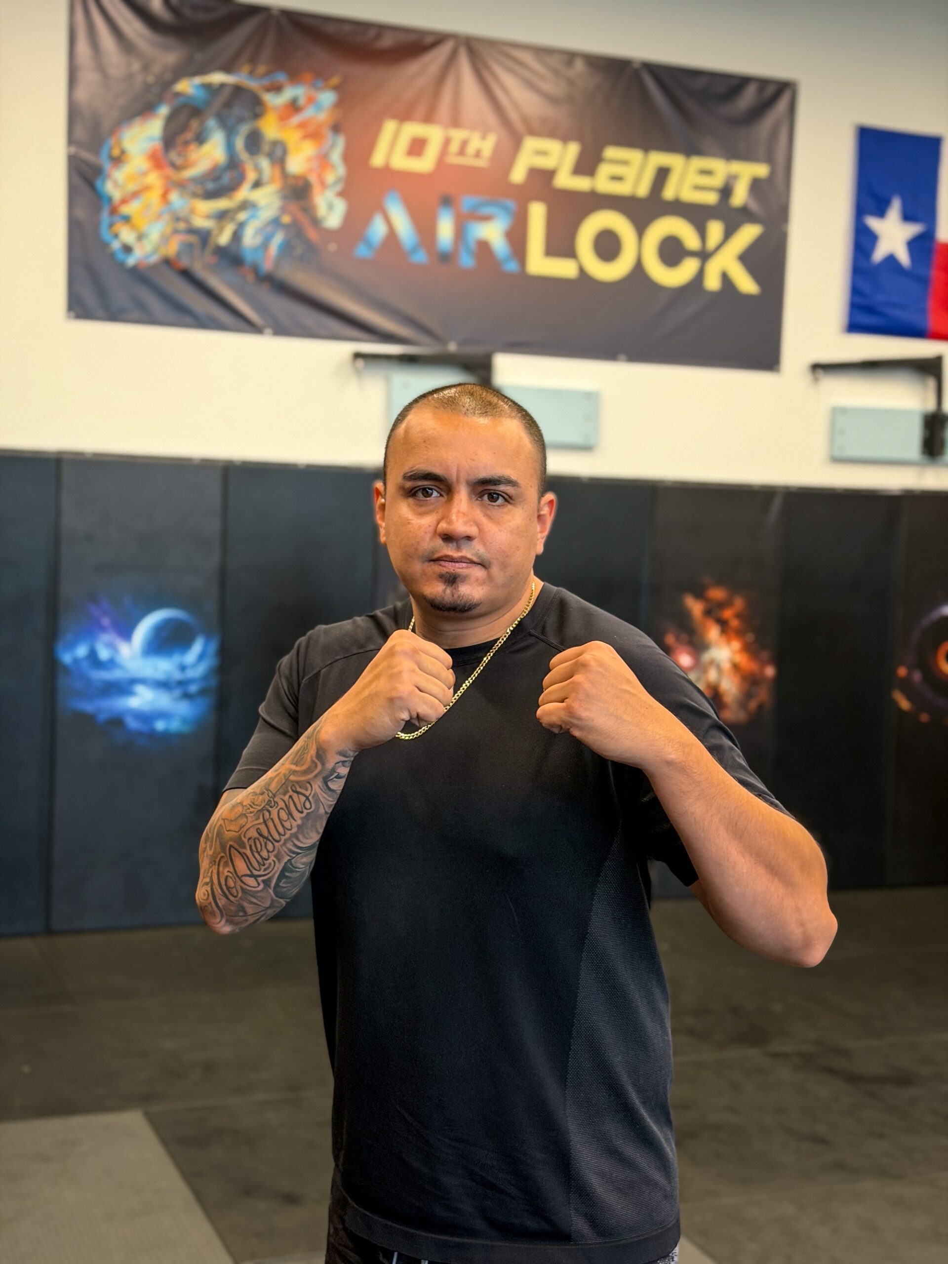 10th Planet Airlock Striking Muay Thai Coach Mark Geiger 10th Planet Jiu Jitsu Bastrop TX
