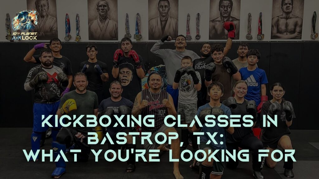 Kickboxing and Muay Thai striking class at 10th Planet Airlock Bastrop TX
