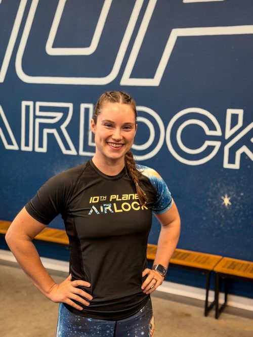 10th Planet Airlock Women's Jiu Jitsu Coach Andrea Hixson Bastrop TX